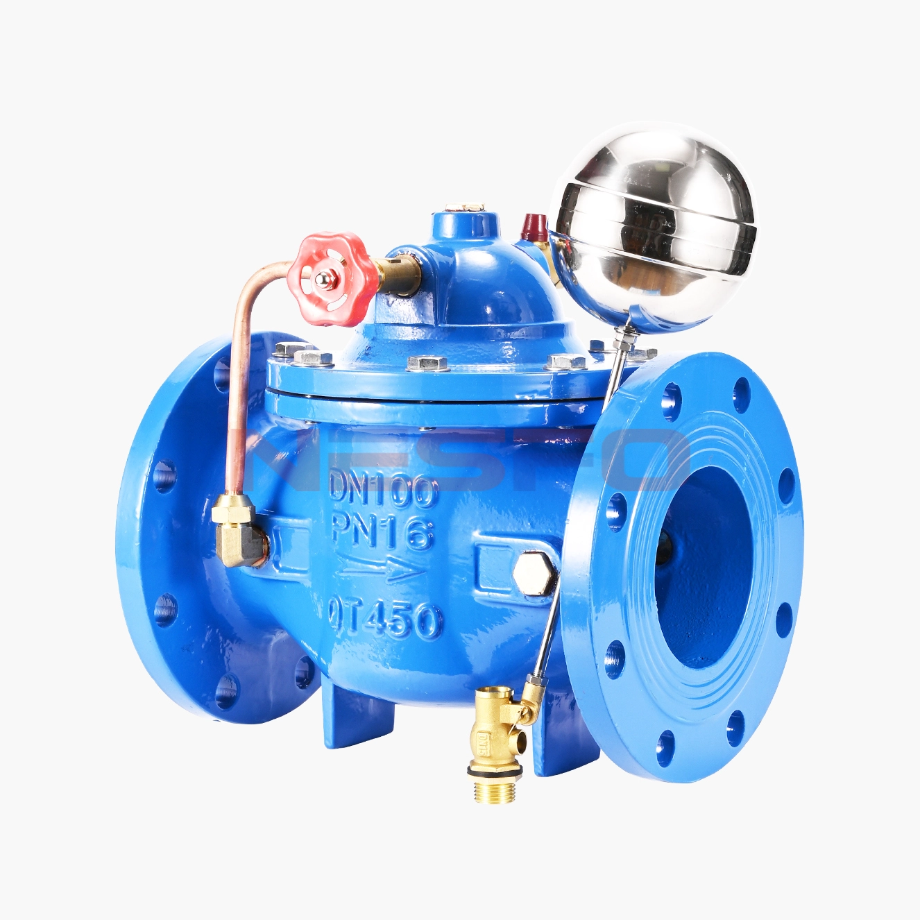 球墨铸铁遥控浮球阀 100X-16Q（images 1）