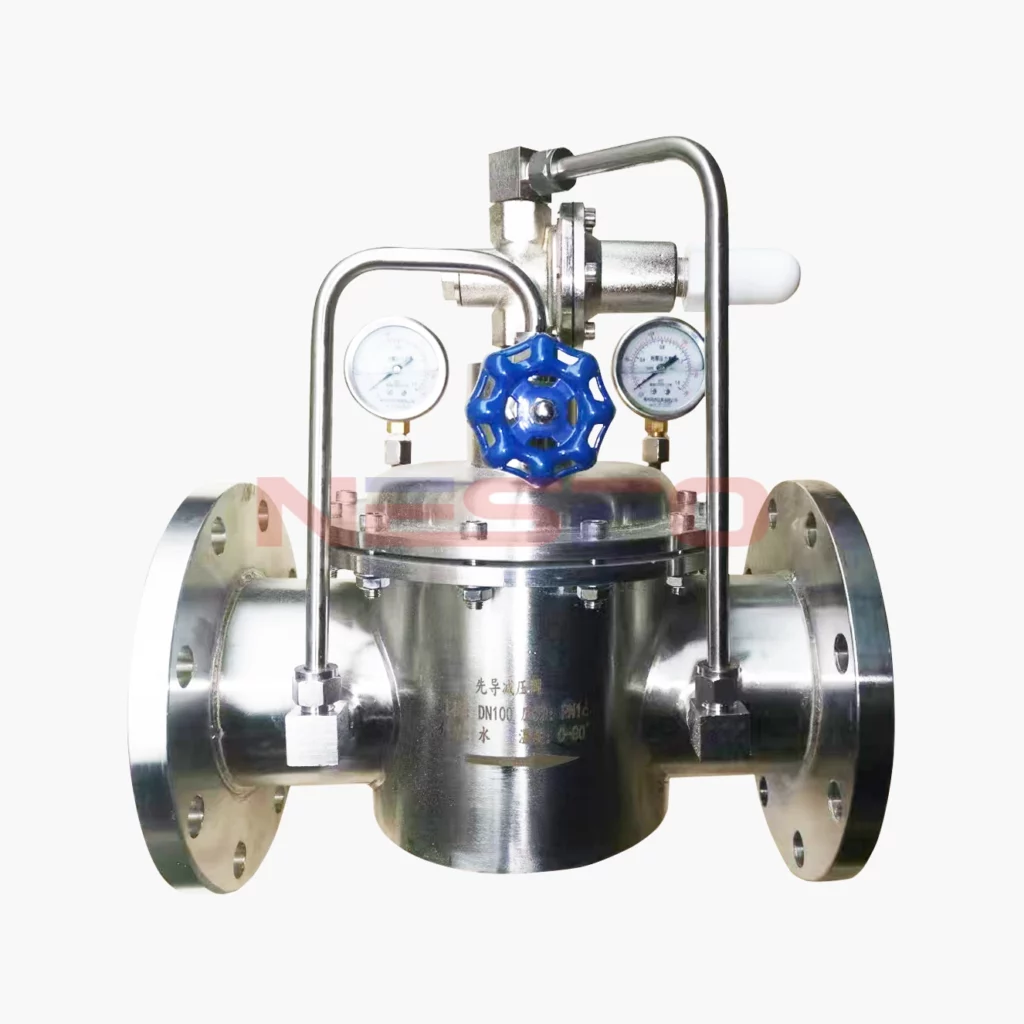 304不锈钢钢制体先导式减压阀 200X-16P