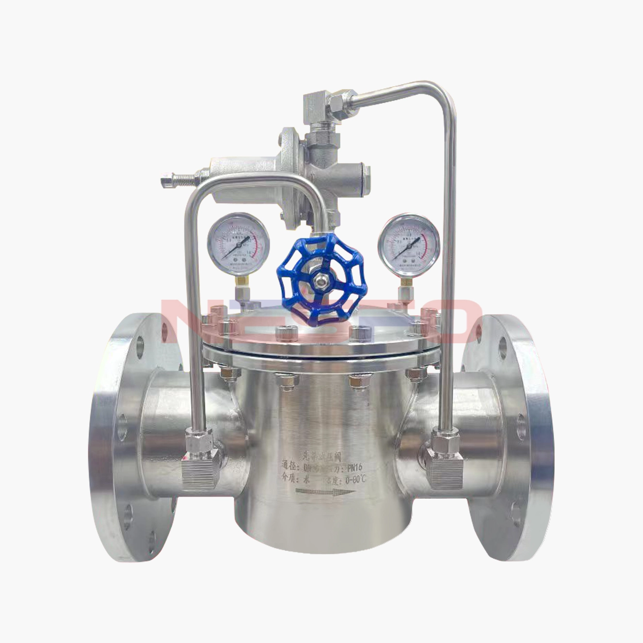 304不锈钢钢制体缓闭式止回阀 300X-16P（images 1）