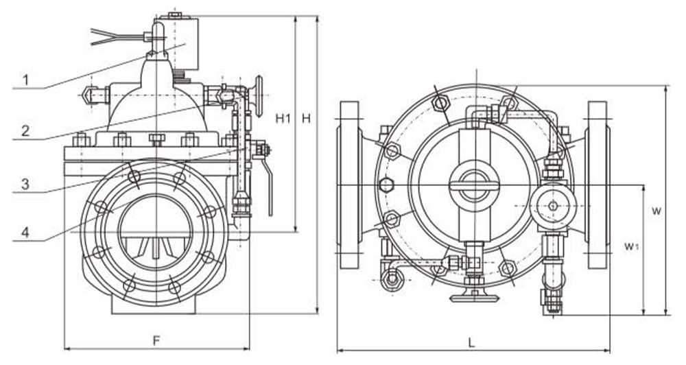 304不锈钢电动控制阀 600X-16P（images 2）