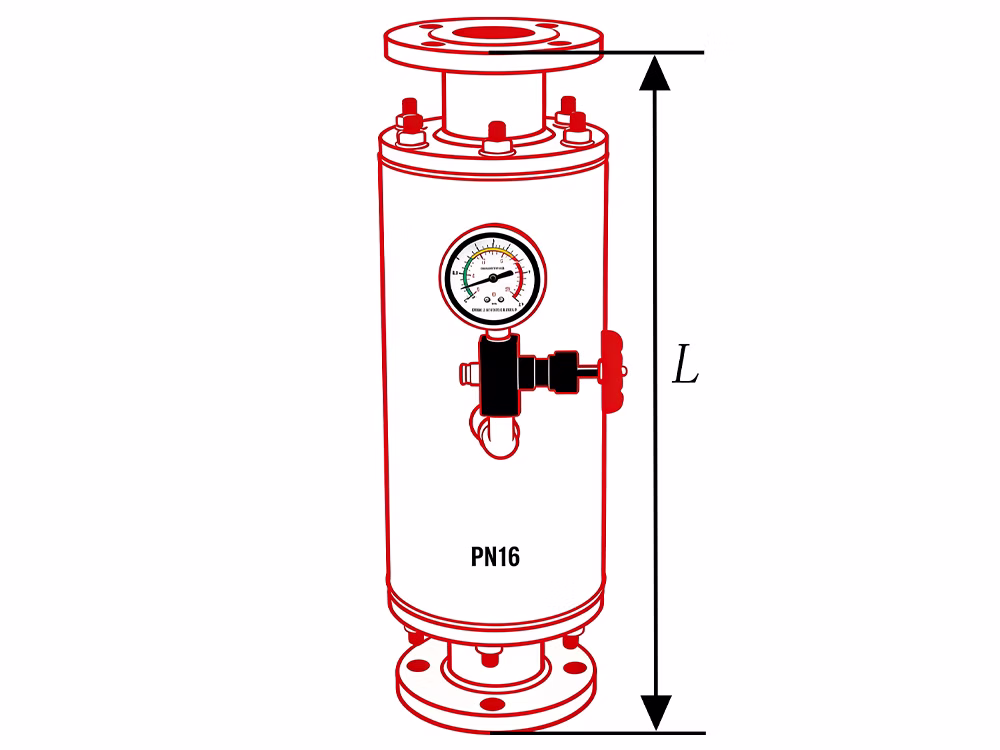 碳钢气囊式水锤吸纳器 8000X-16C