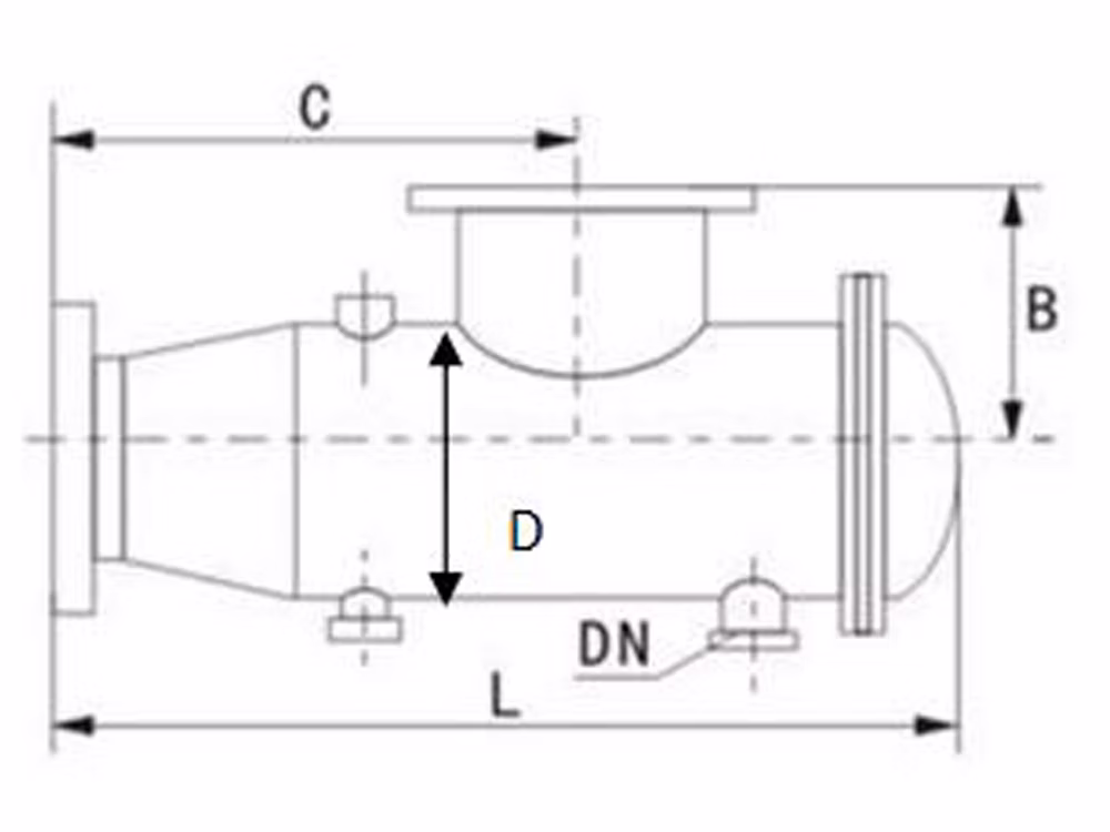 碳钢角式反冲洗过滤器 ZPG-16C
